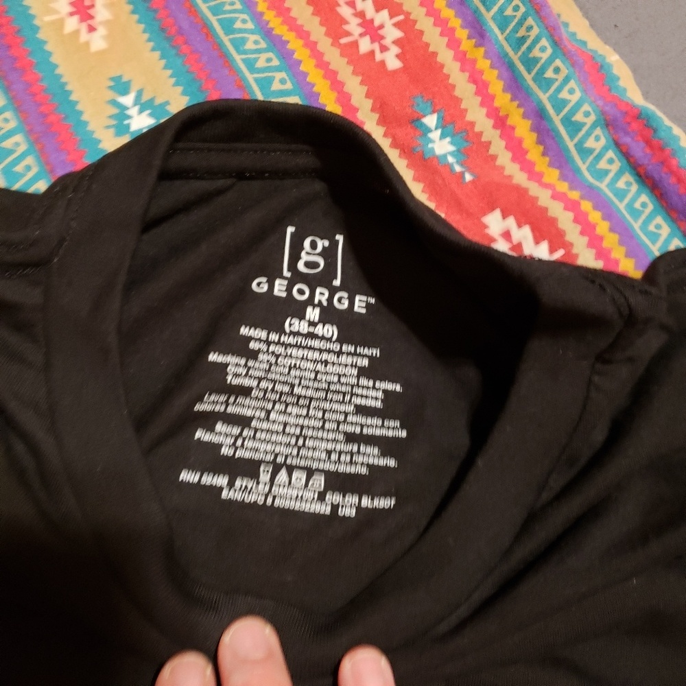 6 black tshirts Mens M - Picture 3 of 3